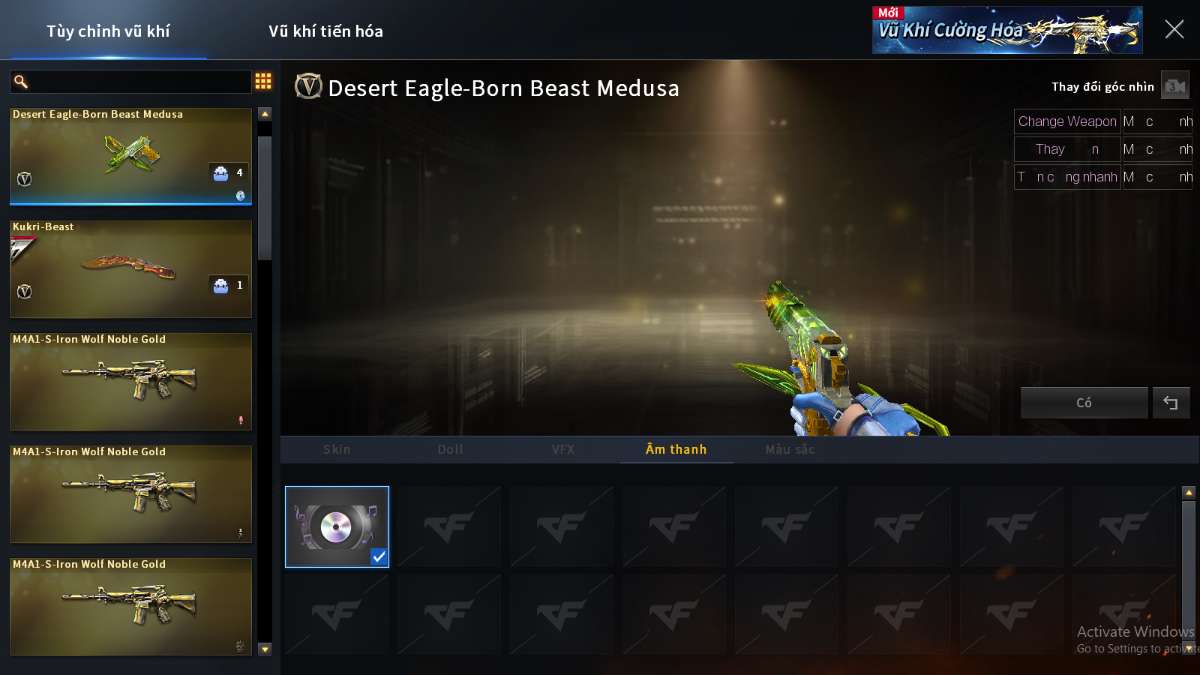 shop acc cf uy tin gia re